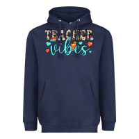 Navy teacher vibes Heavyweight Hoodie - JahusDesignShop