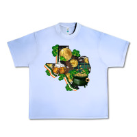 Grape Ice texas map st patrick's day Urban Heavy Tee - FaDigitalArtStudio