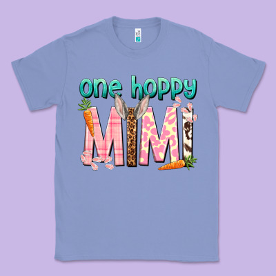 One Hoppy Mimi Easter Day Classic Tee Designed By Howdyjamesfarm