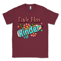 Burgundy little miss kindergarten Classic Tee - Jasminsmagicworld