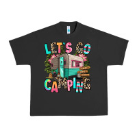 Pigment Black let's go camping Urban Heavy Tee - RanaPortraitStore