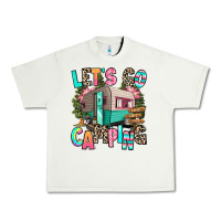 Pistachio let's go camping Urban Heavy Tee - RanaPortraitStore