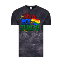 Cloud Black I love my dads Vintage Tee - FaDigitalArtStudio