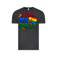 Vintage Black I love my dads Vintage Tee - FaDigitalArtStudio