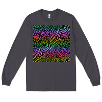 Smoke neon glitter safari seamless pattern Long Sleeve Tee - BundleAndBundleShop