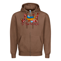 Chestnut joy to the world Zipper Hoodie - AdoDesignShop