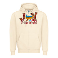 Sandshell joy to the world Zipper Hoodie - AdoDesignShop