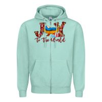 Seafoam joy to the world Zipper Hoodie - AdoDesignShop