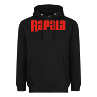 Black Rapala Fishing Heavyweight Hoodie - DesigneFamous