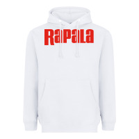 White Rapala Fishing Heavyweight Hoodie - DesigneFamous