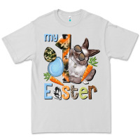 Dove Grey My first Easter Boy Easter Day Premium Tee - HowdyJamesFarm