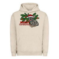 Pigment French Oak merry christmas french bulldog Urban Hoodie - RanaPortraitStore