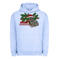 Pigment Grape Ice merry christmas french bulldog Urban Hoodie - RanaPortraitStore