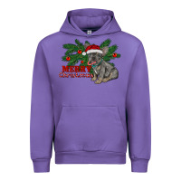 Tulip merry christmas french bulldog Urban Hoodie - RanaPortraitStore