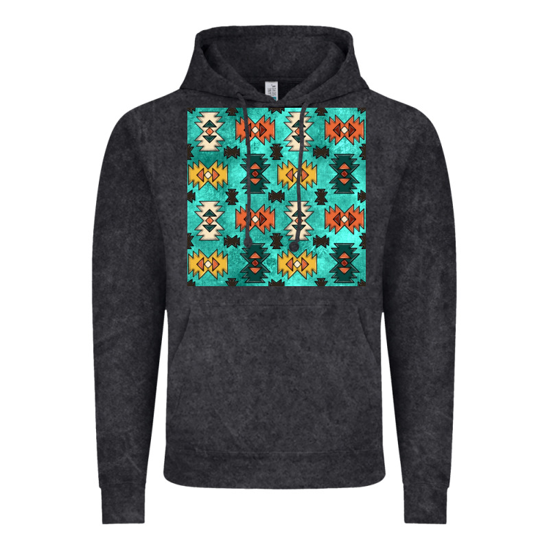 Native American Aztec Seamless Pattern 3 Vintage Hoodie by BundleAndBundleShop | Teevron