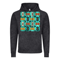 Vintage Black native american aztec seamless pattern 3 Vintage Hoodie - BundleAndBundleShop