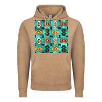 Vintage Coffee native american aztec seamless pattern 3 Vintage Hoodie - BundleAndBundleShop