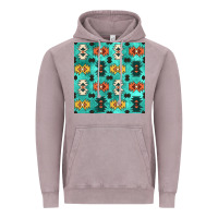 Vintage Zinc native american aztec seamless pattern 3 Vintage Hoodie - BundleAndBundleShop