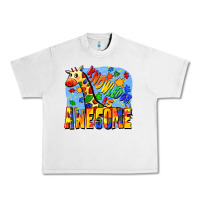 Lunar Rock Knowledge is awesome Autism giraffe Urban Heavy Tee - FaDigitalArtStudio