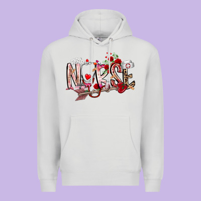 Nurse Valentines Day Premium Hoodie Designed By Racoondesign