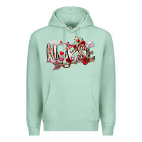 Seafoam nurse valentines day Premium Hoodie - RacoonDesign