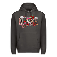 Smoke nurse valentines day Premium Hoodie - RacoonDesign