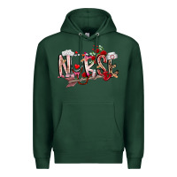 Sports Green nurse valentines day Premium Hoodie - RacoonDesign