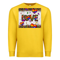 Lemon love hearts pride tumbler Premium Sweatshirt - JahusDesignShop