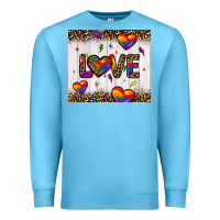 Ocean Blue love hearts pride tumbler Premium Sweatshirt - JahusDesignShop