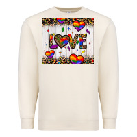Sandshell love hearts pride tumbler Premium Sweatshirt - JahusDesignShop