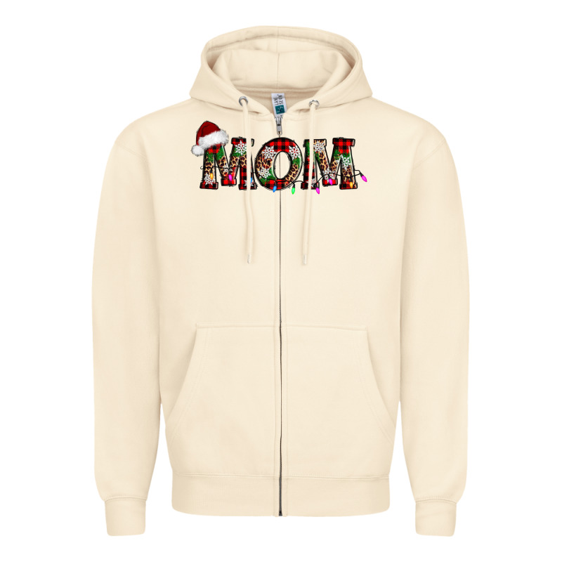 Christmas Mom Zipper Hoodie by AdoDesignShop | Teevron