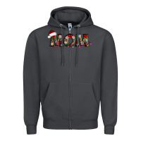 Smoke christmas mom Zipper Hoodie - AdoDesignShop