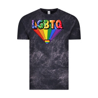 Cloud Black lgbtq pride Vintage Tee - FaDigitalArtStudio