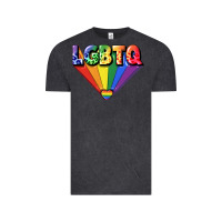 Vintage Black lgbtq pride Vintage Tee - FaDigitalArtStudio