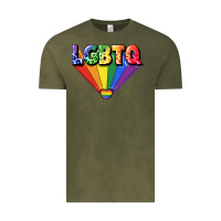 Vintage Olive lgbtq pride Vintage Tee - FaDigitalArtStudio