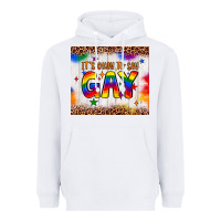 White it's okay to say gay tumbler Heavyweight Hoodie - JahusDesignShop
