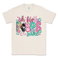 Natural Oh for peeps sake cowhide Easter Day Classic Tee - HowdyJamesFarm