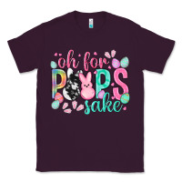 Plum Oh for peeps sake cowhide Easter Day Classic Tee - HowdyJamesFarm