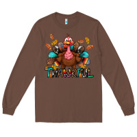 Chestnut Thankful Long Sleeve Tee - BundleAndBundleShop