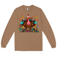Toasted Coconut Thankful Long Sleeve Tee - BundleAndBundleShop