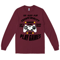 Burgundy Escape Reality Long Sleeve Tee - Bettercallsaul
