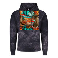 Cloud Black western thanksgiving seamless pattern Vintage Hoodie - BundleAndBundleShop