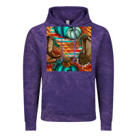 Cloud Purple western thanksgiving seamless pattern Vintage Hoodie - BundleAndBundleShop