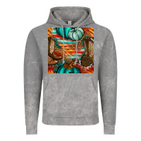 Cloud Rock western thanksgiving seamless pattern Vintage Hoodie - BundleAndBundleShop