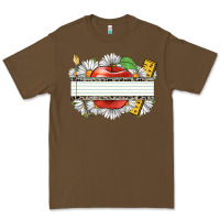 Cacao floral teacher custom name Premium Tee - CowGirlArtShop
