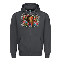 Smoke indian hat christmas Zipper Hoodie - AdoDesignShop