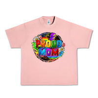 Salmon proud mom lgbt Urban Heavy Tee - FaDigitalArtStudio