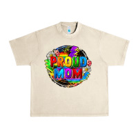 Sandshell proud mom lgbt Urban Heavy Tee - FaDigitalArtStudio