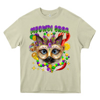 Mossy meowdi gras mardi gras cat Heavy Core Tee - CowGirlArtShop