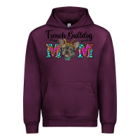 Mauve Wine french bulldog mom Urban Hoodie - RanaPortraitStore